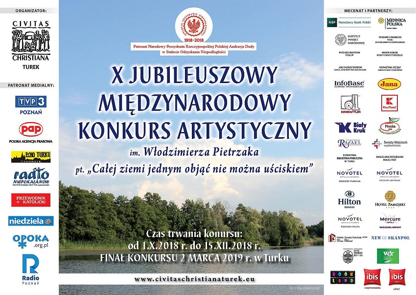 plakat Pietrzak 10 Konkurs - Materiały prasowe