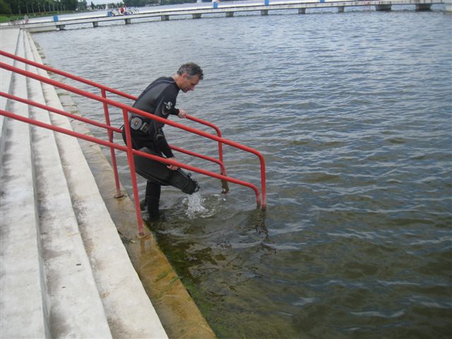 nurkowie sprzątanie malta - Jacek Butlewski