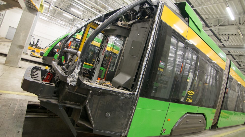 tramwaj wypadek - Wojtek Wardejn