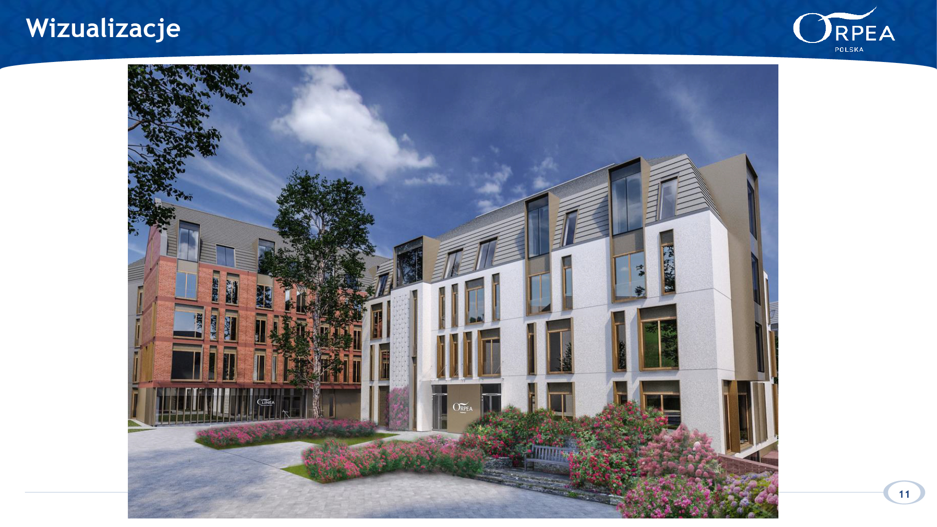 wizualizacja centrum opieki dla seniorów - Orpea