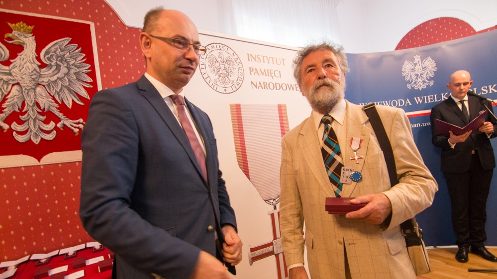  przyznanie Krzyży Wolności i Solidarności - Wojtek Wardejn