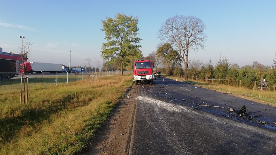 Pobórka Wielka wypadek śmiertelne - OSP Wysoka