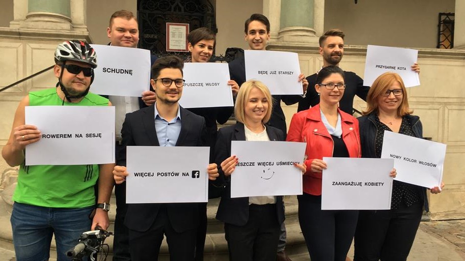 wojciech chudy kolaicja obiecuje na rynku w poznaniu - Adam Michalkiewicz