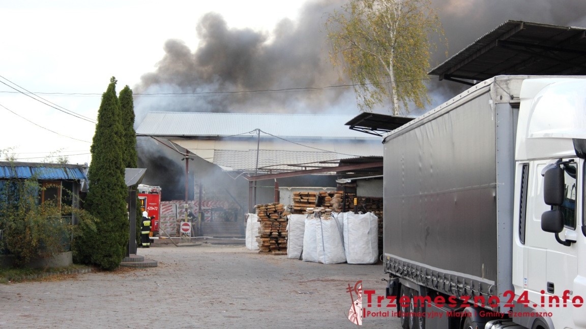 pożar niewolno palety - trzemeszno24.info