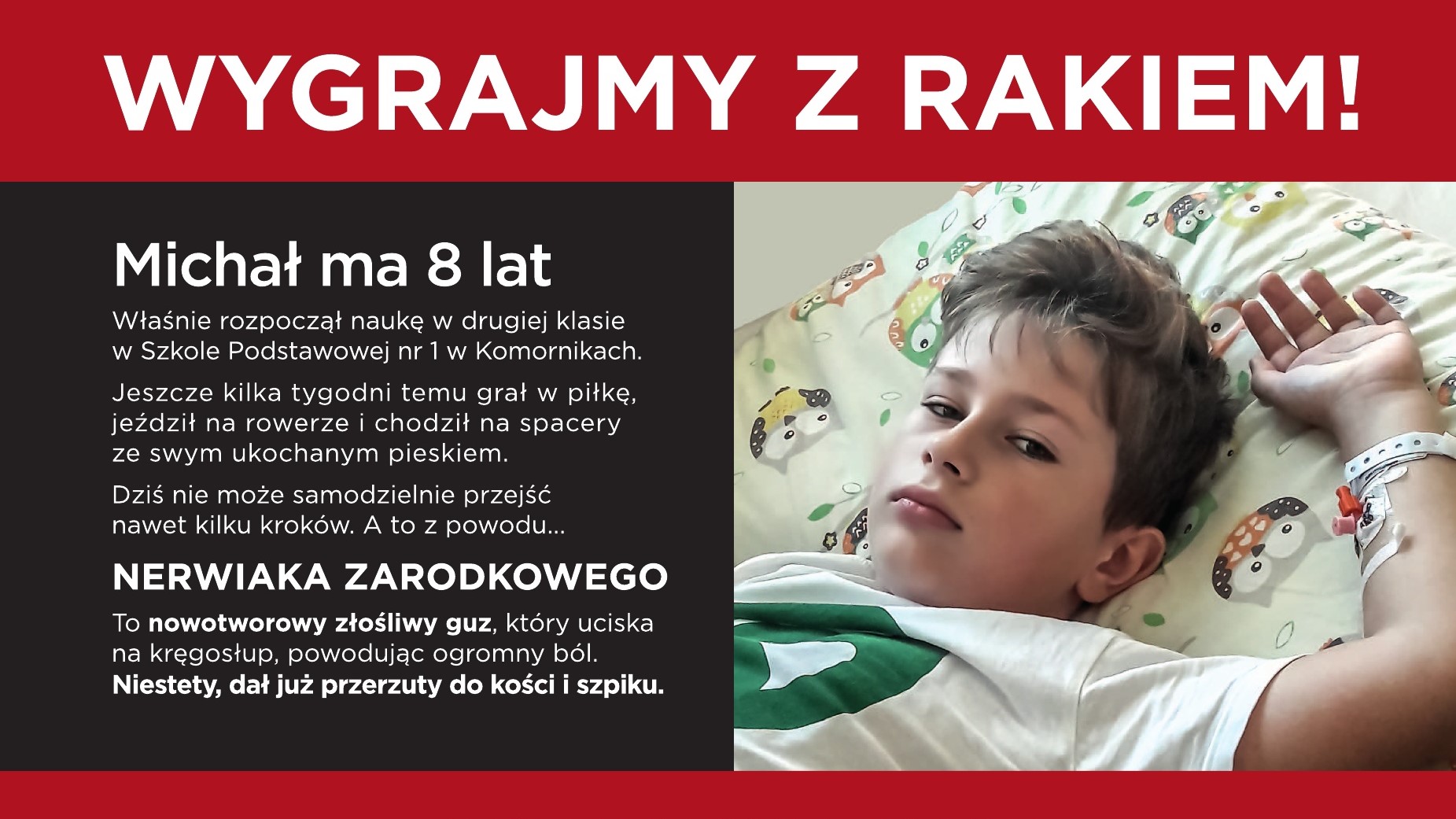 radio poznan pomaga michał rak nowotwór pomoc