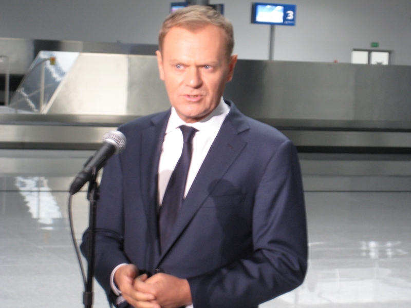 tusk na Ławicy. - Wojciech Chmielewski