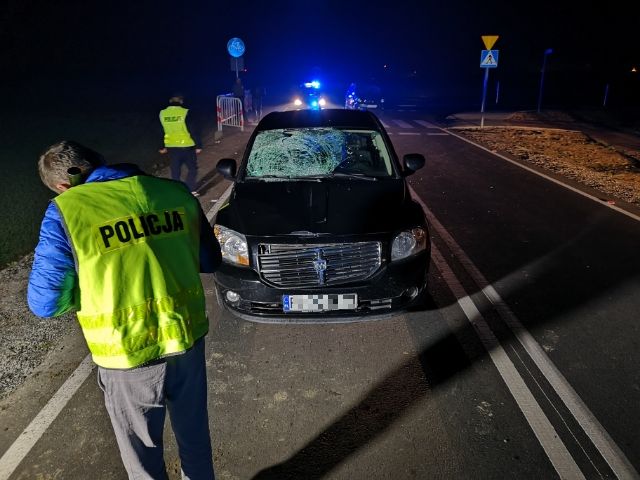 leszno wypadek potrącenie - KMP Leszno