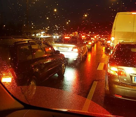 koziegłowy korek wypadek - Michał - Facebook (Motosygnały)