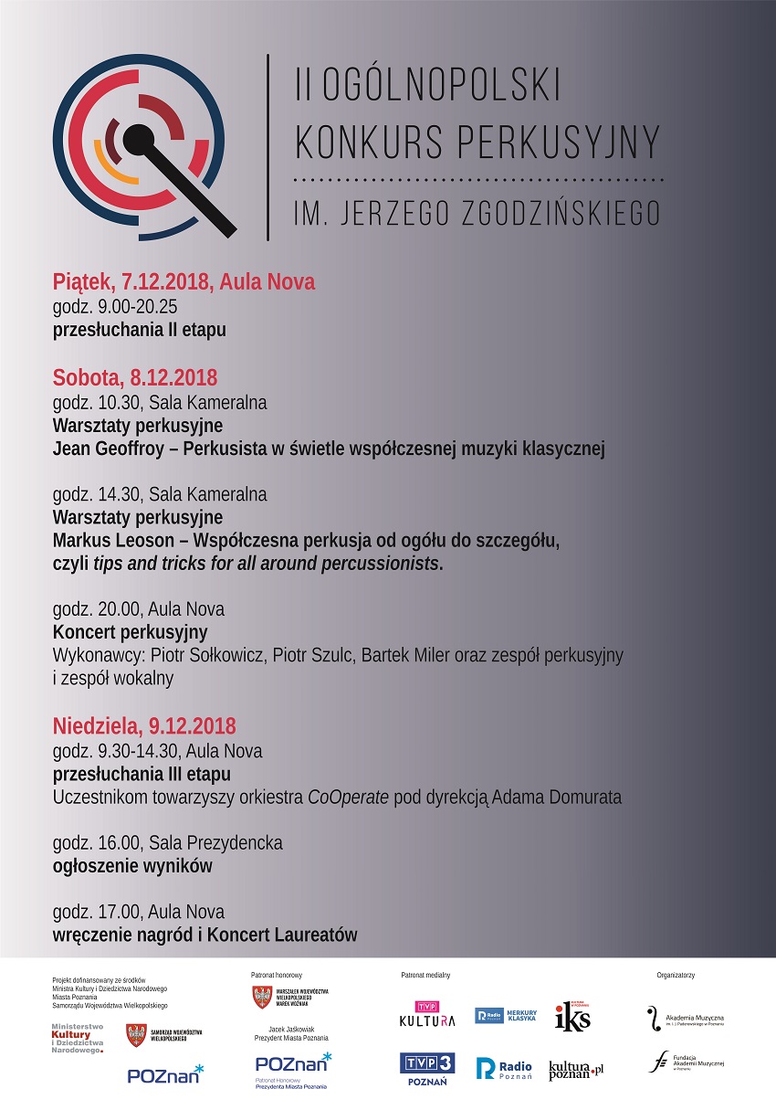 II konkurs Zgodziński ogólny - Materiały prasowe