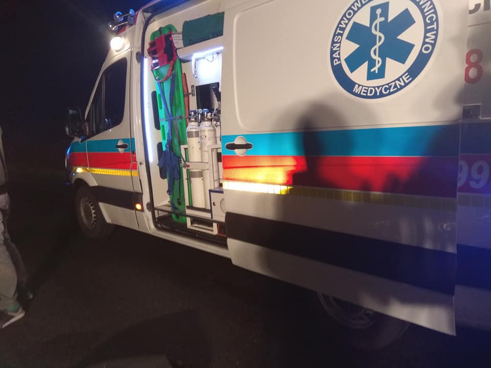 karetka pogotowie ratunkowe - KSRG OSP Wyszyny