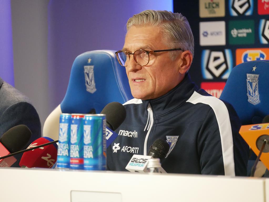 Adam Nawałka Lech Poznań Kolejorz konferencja 2018  - Kacper Witt - Radio Poznań