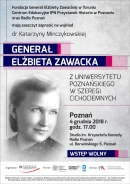 plakat przystanek historia elżbieta zawacka / FUNDACJA GENERAŁ ELŻBIETY ZAWACKIEJ