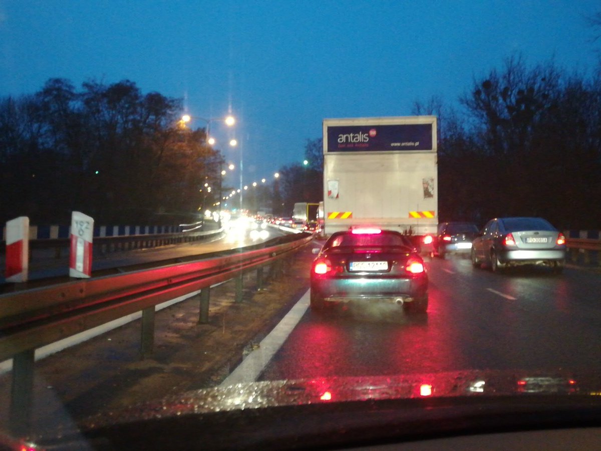 korek warszawska poznań swarzędz - Maciej - Motosygnały Twitter