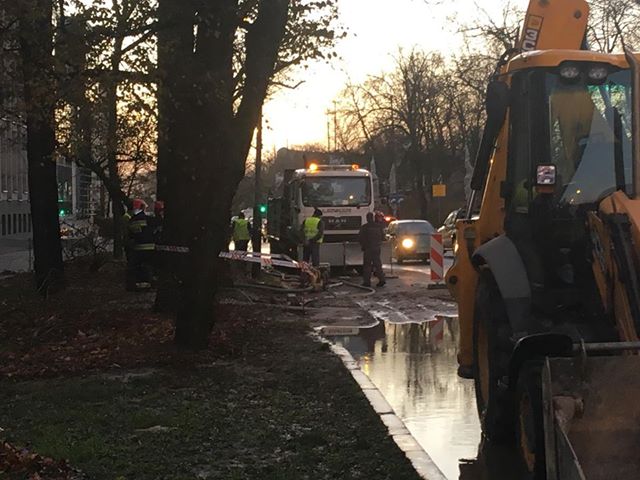 awaria wodociągowa aleje niepodległości poznań - Piotr Jaśkowiak - Radio Poznań