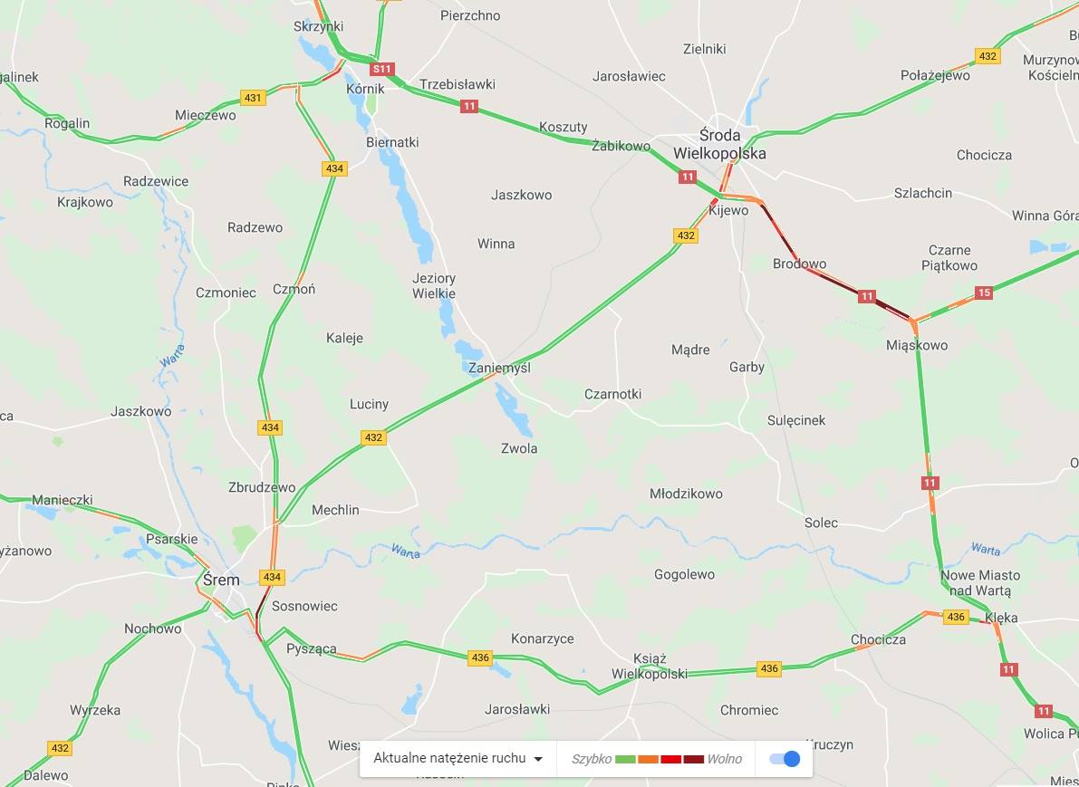 mapa googlemaps środa śrem i okolice - mapsgoogle.com