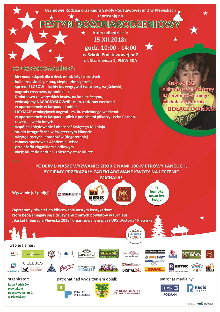 festyn bożonarodzeniowy plakat - Materiały prasowe
