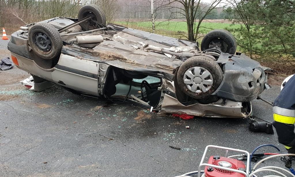 wypadek śmiertelny głuszyna  - KPP Ostrzeszów