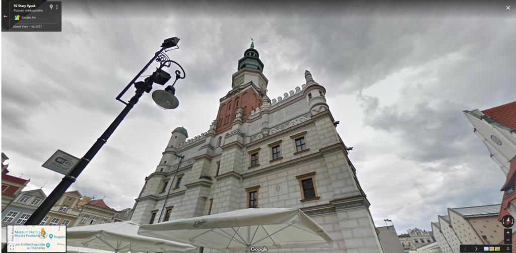 poznań  ratusz google street view - Google Street View