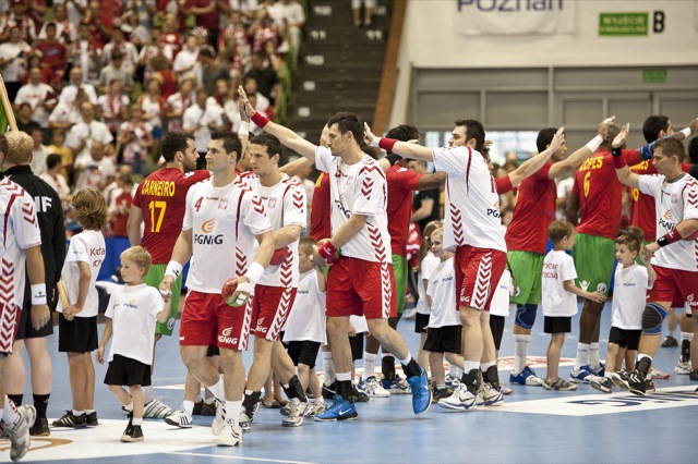 Piłka ręczna, Polska - Portugalia - Przemek Modliński