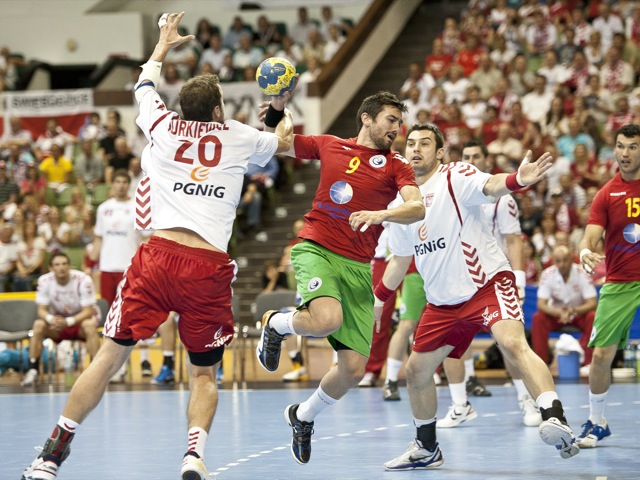 Piłka ręczna, Polska - Portugalia - Przemek Modliński