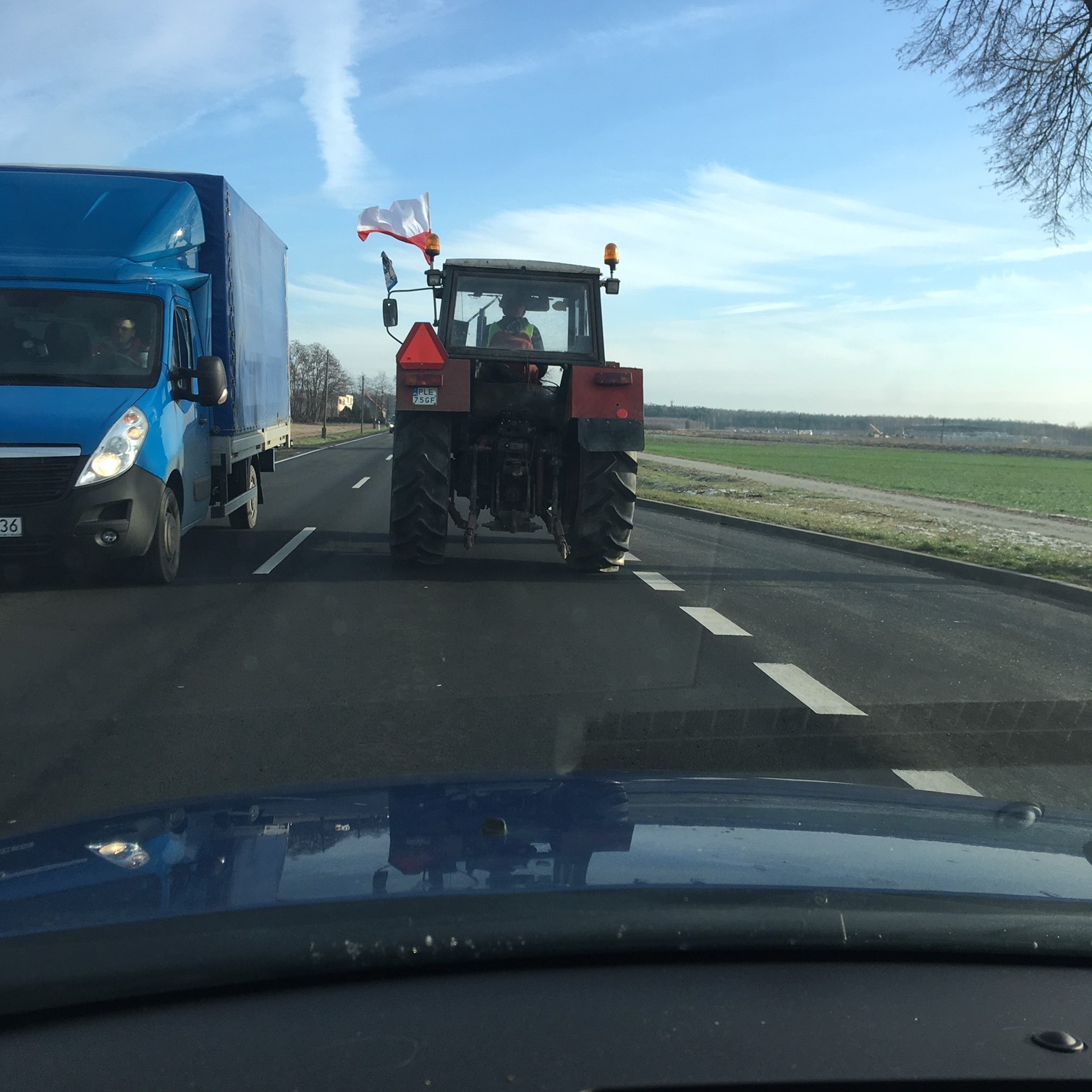 protest rolników - Jacek Marciniak - Radio Poznań