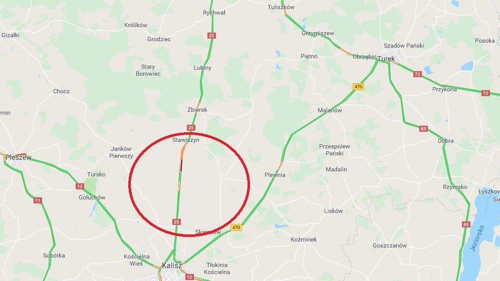 wypadek Piątek mały  - MotoSygnały