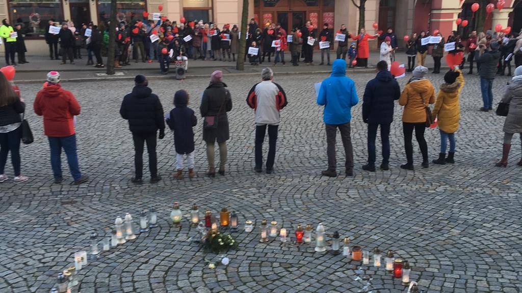leszno murem za owsiakiem - Jacek Marciniak - Radio Poznań