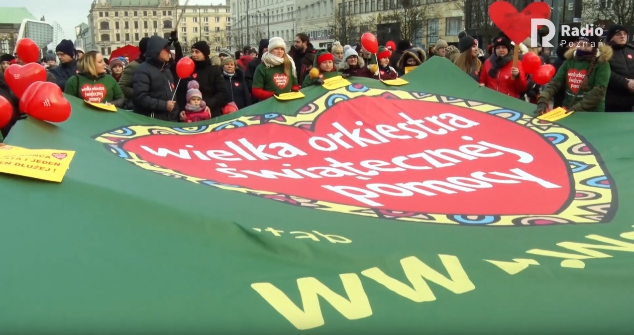 murem za owsiakiem poznań - Leon Bielewicz - Radio Poznań