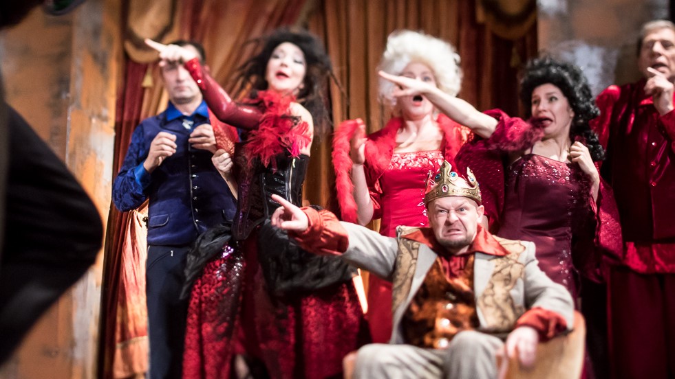 trzy pomarańcze aktorzy teatr animacji - Jakub Wittchen