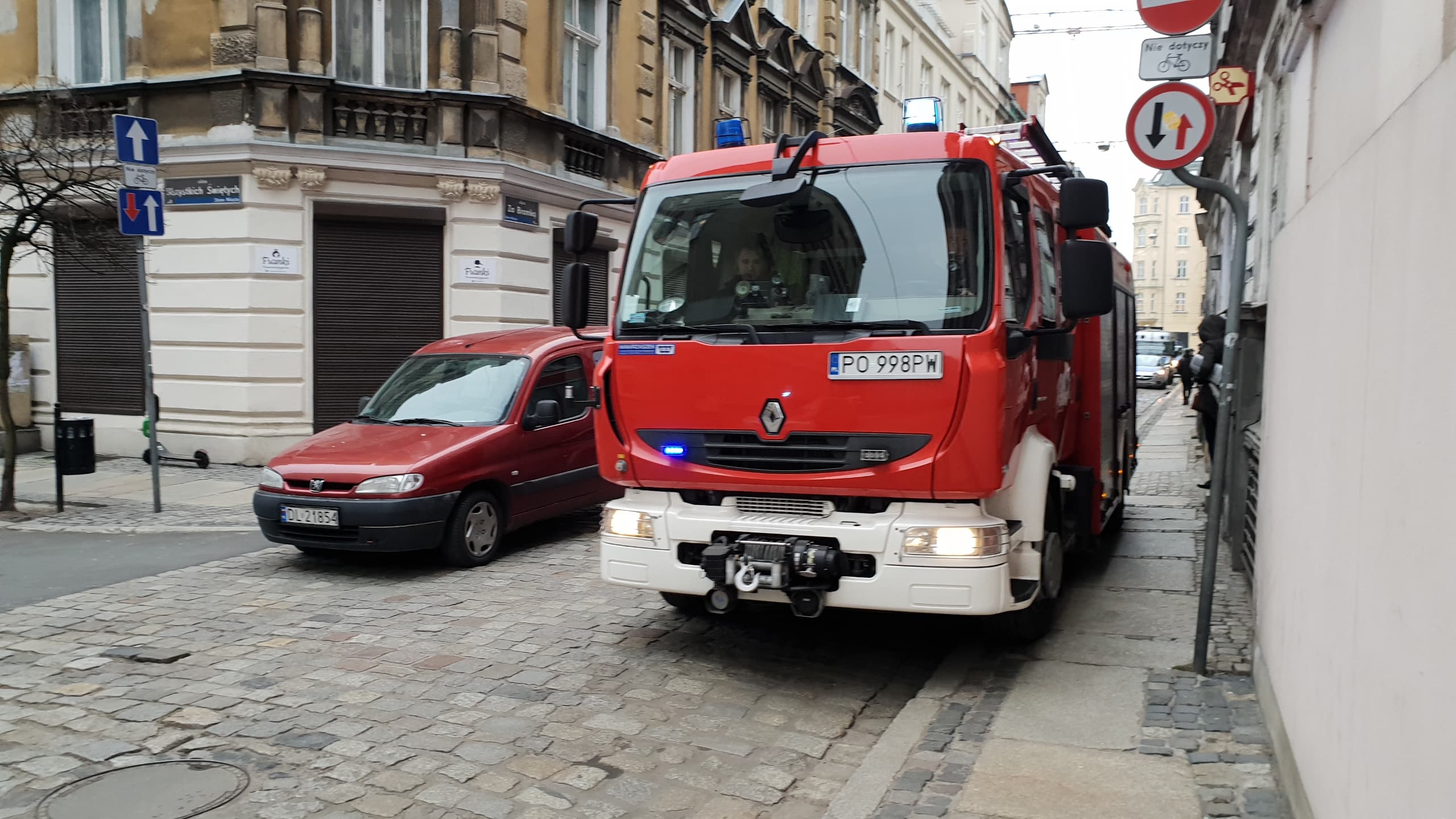 pożar za bramką poznań 1 - Michał Jędrkowiak - Radio Poznań