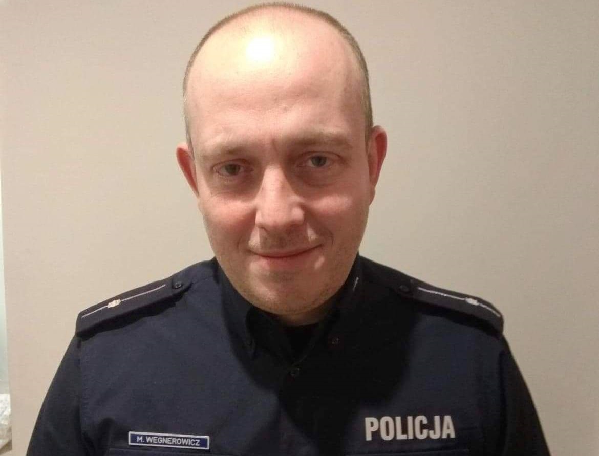 policjant policja wegnerowicz - KWP w Poznaniu