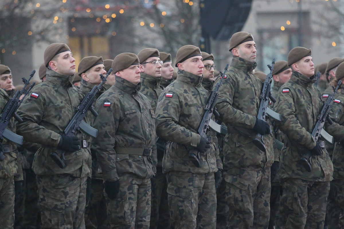 Przysięga terytorialsów plac wolności - Kinga Stefaniak - Radio Poznań