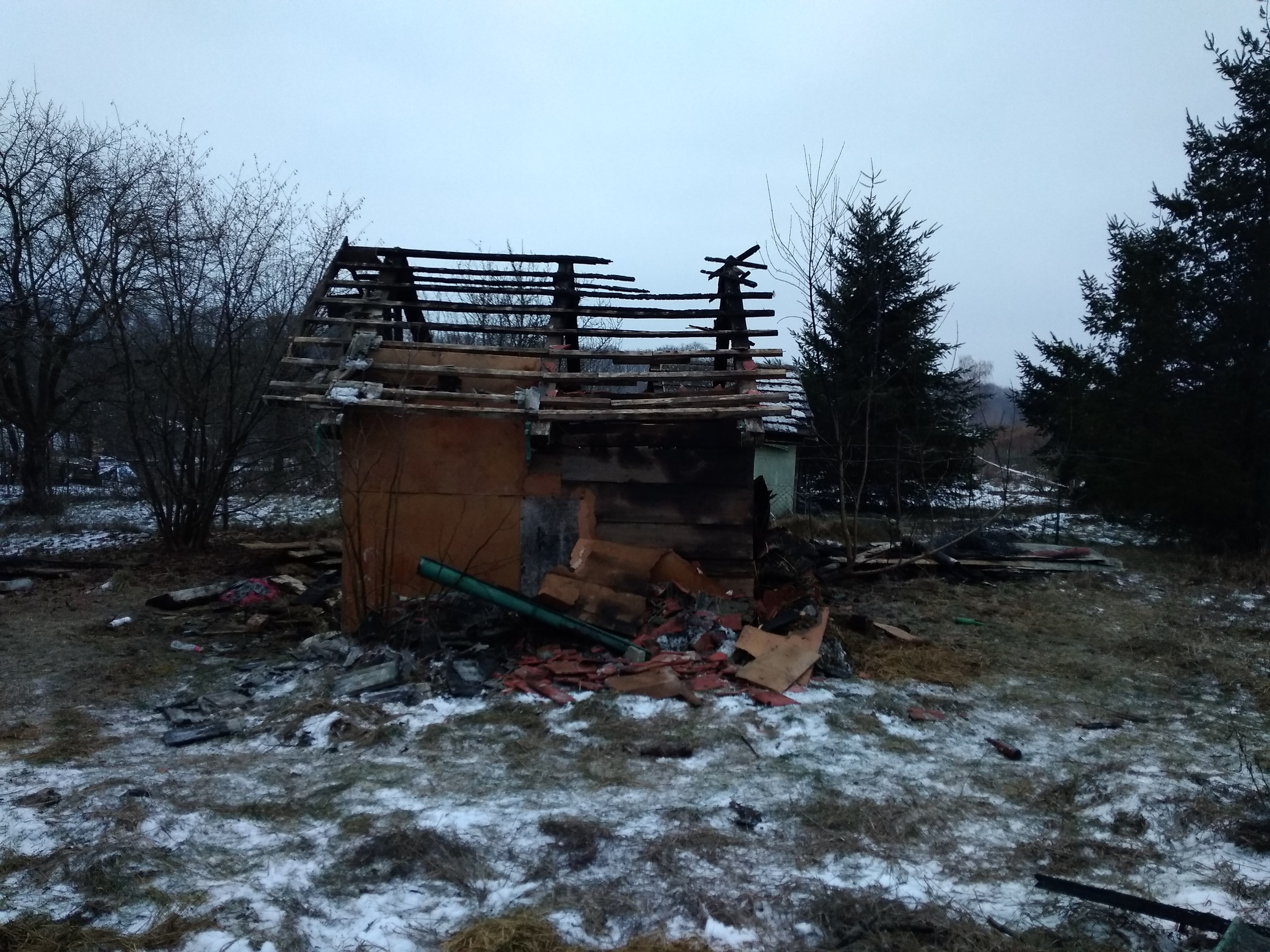 pożar ogródki Międzychód - Kinga Stefaniak - Radio Poznań