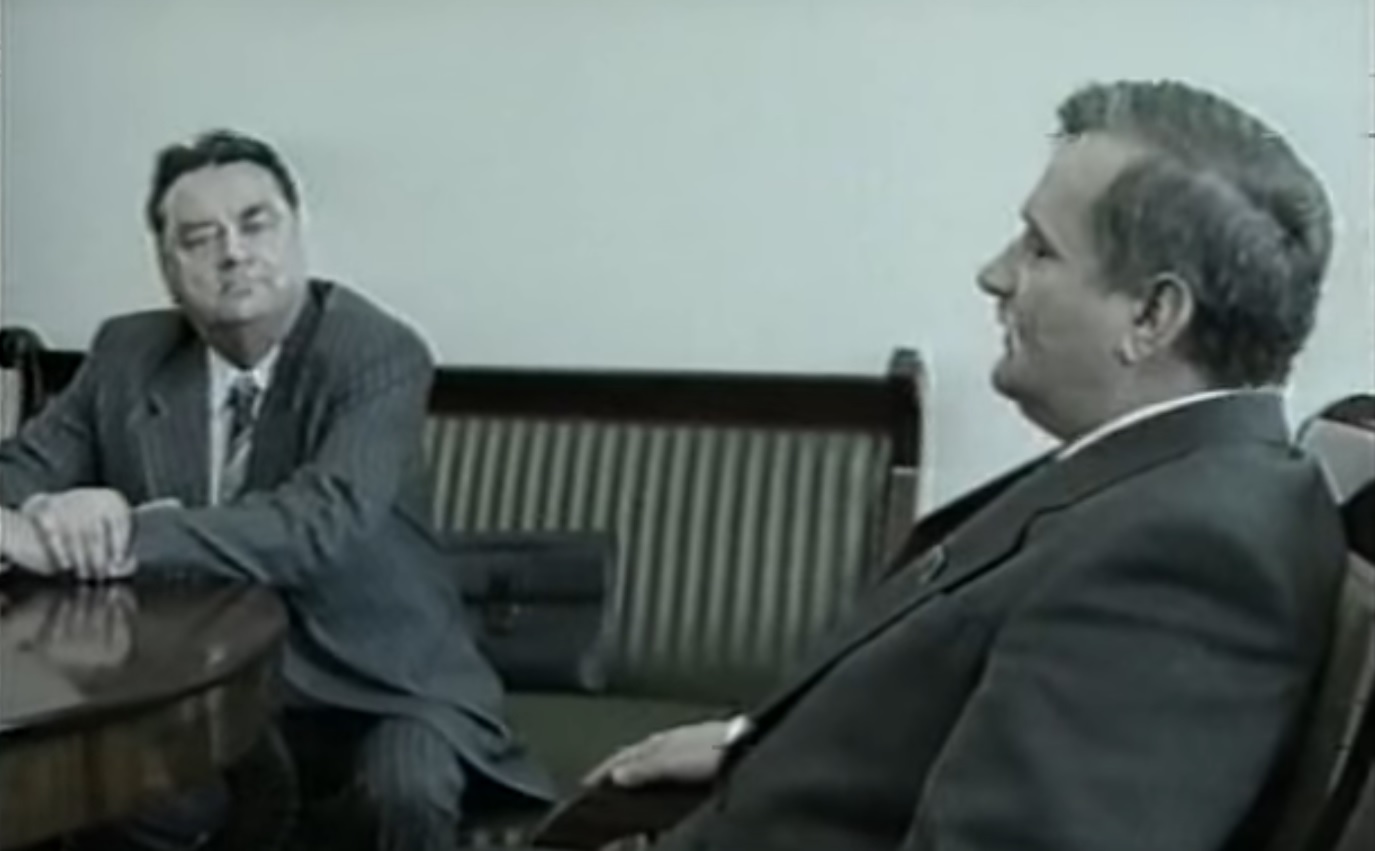 olszewski wałęsa nocna zmiana - Kadr z filmu "Nocna zmiana" - Jacek Kurski, Michał Balcerzak