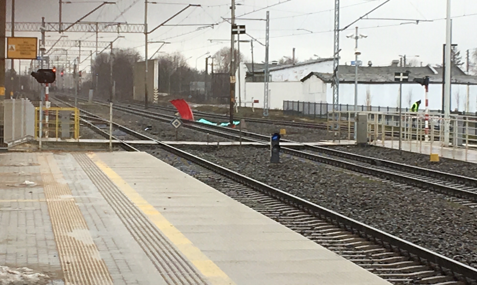 pobiedziska wypadek pociąg tory - Rafał Muniak