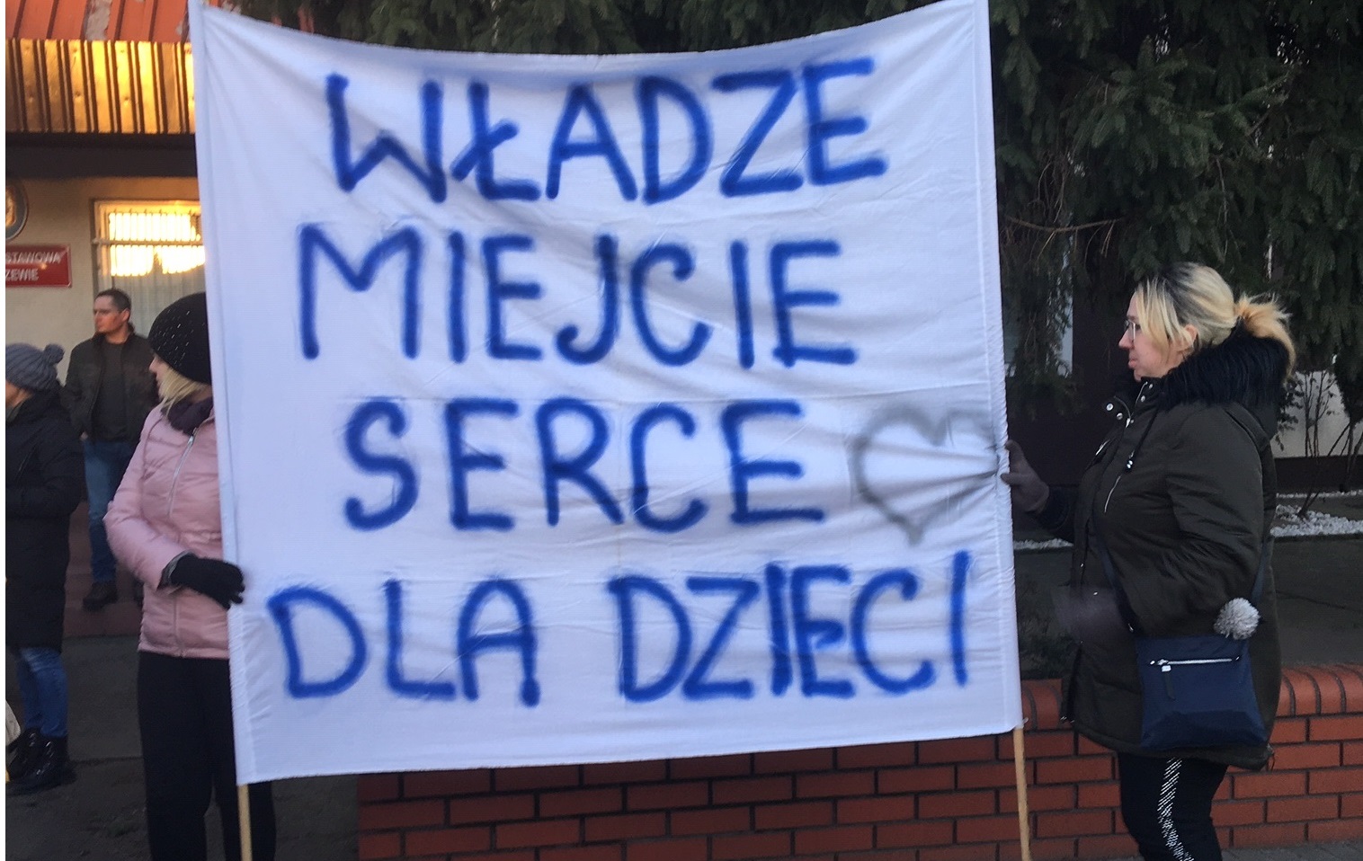 protest szkoła kościan - Jacek Marciniak