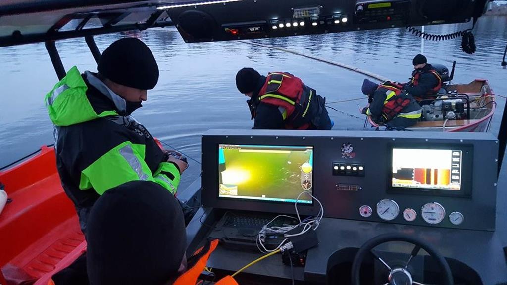 sonar poszukiwania strażacy osp mosina - OSP Mosina