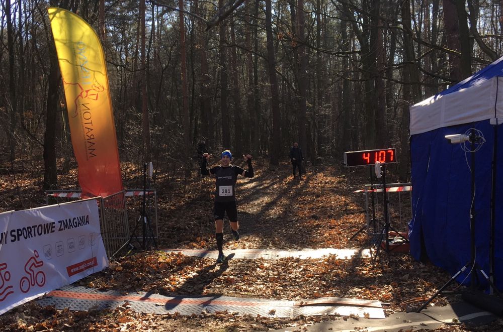 bieg górski w lesznie - Jacek Marciniak