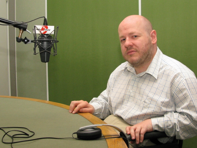 FIlip Libicki, gościem Radia Merkury - Szymon Mazur