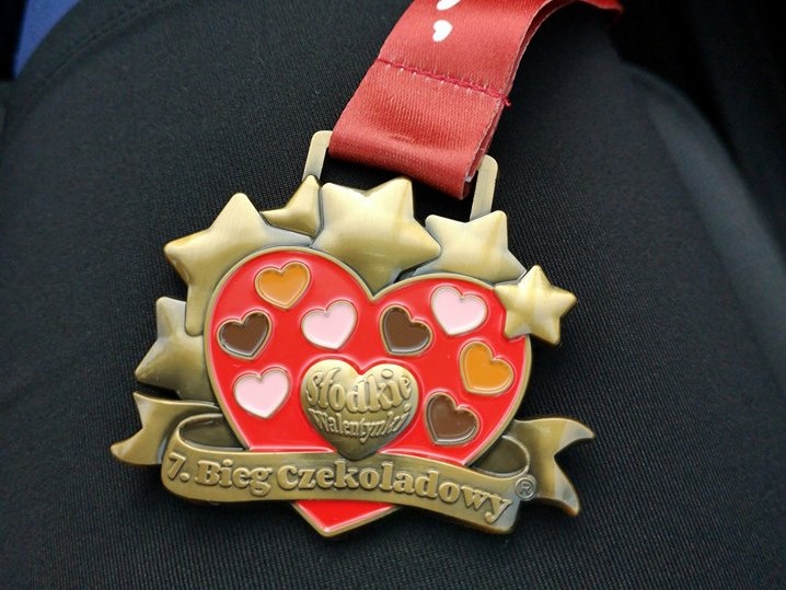 czekoladowy bieg medal - FB: VII Bieg Czekoladowy - Słodkie Walentynki