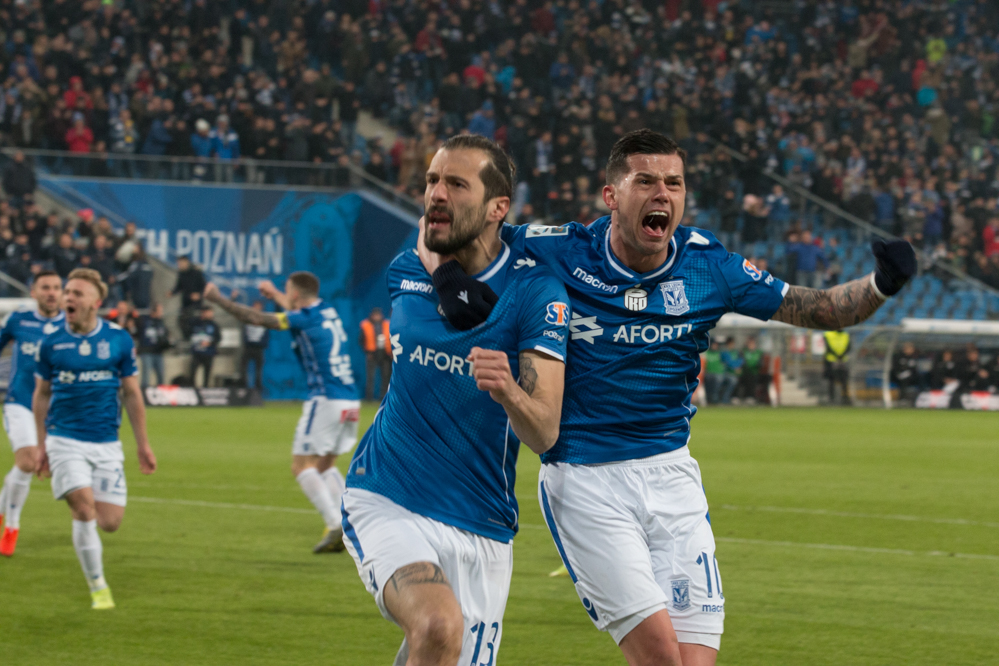 Lech Legia mecz kolejorz Jevtic - Leon Bielewicz