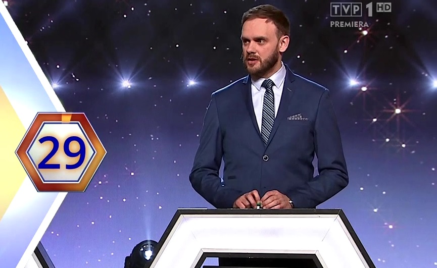 jaka to melodia sebastian nowakowski - Kadr z programu Telewizji Polskiej "Jaka to melodia?"