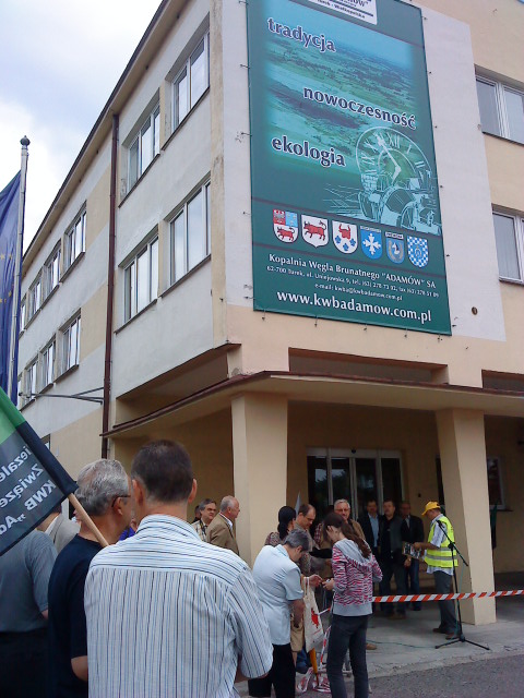 kopalnia Adamów pikieta 2 - Iwona Krzyżak