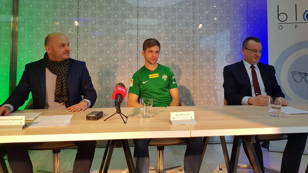 sponsor warta Artur Marciniak - Grzegorz Hałasik