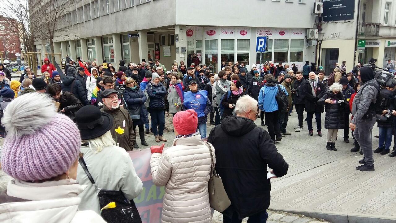 demonstracja faszyzm - Magda Konieczna