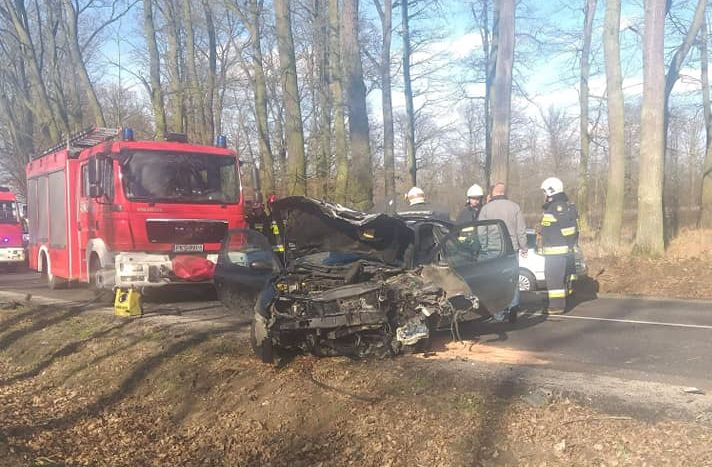 kościan wypadek 1 - OSP Gryżyna