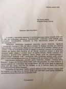 pismo do prezydenta Budasza marsz równości gniezno / Rafał Muniak