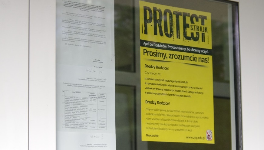 strajk nauczycieli - Radio Poznań
