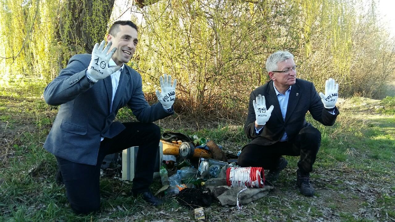 prezydent Poznania sprząta z Hiszpanem - Magdalena Konieczna 