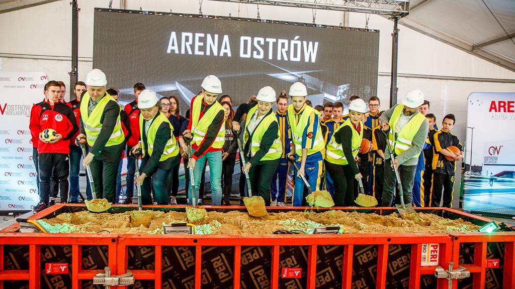 Ostrów hala łopata - fb:Prezydent Ostrowa Wielkopolskiego Beata Klimek